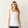 Women's Sonoma Goods For Life® Tunic Layering Tank Top 2 Women's Sonoma Goods For Life® Tunic Layering Tank Top -Sonoma Goods For Life 2979874 New White