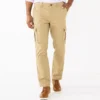 Men's Sonoma Goods For Life® Straight-Fit Cargo Pants -Sonoma Goods For Life 3023504 Light Khaki
