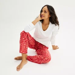 Women's Sonoma Goods For Life® Cozy Pajama Pants -Sonoma Goods For Life 4211999 ALT2