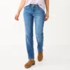 Women's Sonoma Goods For Life® Straight-Leg High-Waisted Curvy Jeans -Sonoma Goods For Life 4380113 Medium