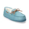 Women's Sonoma Goods For Life® Recycled Faux Suede Moccasin Slippers -Sonoma Goods For Life 4797537 Sutton Blue