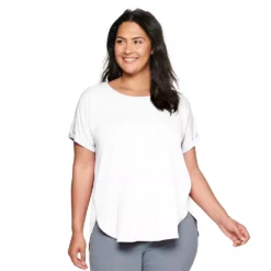 Plus Size Sonoma Goods For Life® Supersoft Short Sleeve Top