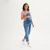 Maternity Sonoma Goods For Life® Denim Overalls -Sonoma Goods For Life 5036504 Medium Wash