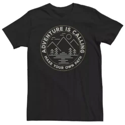 Men's Sonoma Goods For Life® Adventure Is Calling Make Your Own Path Geometric Landscape Tee