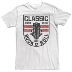 Men's Sonoma Goods For Life® Classic Rock N' Roll Guitar Head Badge Tee