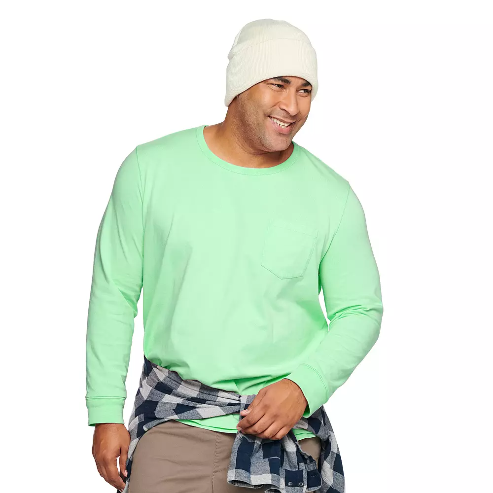 Big & Tall Sonoma Goods For Life® Heavyweight Pocket Tee 3 Big & Tall Sonoma Goods For Life® Heavyweight Pocket Tee