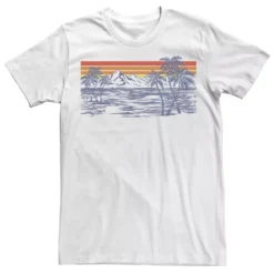 Men's Sonoma Goods For Life® Mountain Sunrise Beach Line Art Tee