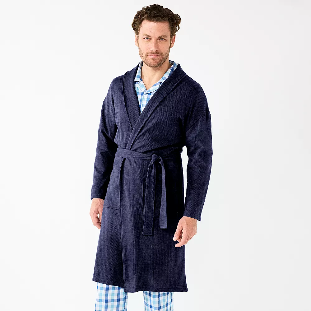 Men's Sonoma Goods For Life® 47" Waffle Robe 3 Men's Sonoma Goods For Life® 47" Waffle Robe