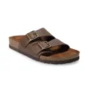 Sonoma Goods For Life® Raymond 02 Men's Leather Slide Sandals -Sonoma Goods For Life 5344268 Brown