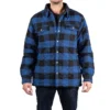 Men's Sonoma Goods For Life® Flannel Sherpa-Lined Shirt Jacket -Sonoma Goods For Life 5470839 Buffalo Navy