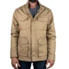 Men's Sonoma Goods For Life® Fleece-Lined Canvas Jacket -Sonoma Goods For Life 5470842 Khaki