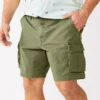 Big & Tall Sonoma Goods For Life® 10" Everyday Cargo Shorts
