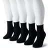 Women's Sonoma Goods For Life® 5-Pack Neutral Color Cuffed Crew Socks -Sonoma Goods For Life 5497543 Black