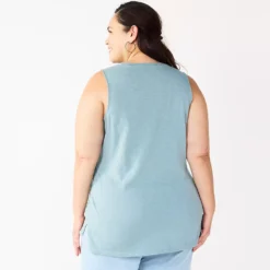 Plus Size Sonoma Goods For Life® Graphic Muscle Tank -Sonoma Goods For Life 5529302 ALT