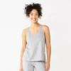 Women's Sonoma Goods For Life® Essential Pajama Tank Top -Sonoma Goods For Life 5558709 Heather Gray
