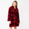 Women's Sonoma Goods For Life® Short Plush Robe -Sonoma Goods For Life 5574694 Buffalo Check