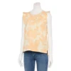 Women's Sonoma Goods For Life® French Terry Flutter-Sleeve Top -Sonoma Goods For Life 5576747 Coral Floral