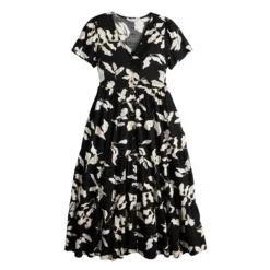 Women's Sonoma Goods For Life® Button Front Tiered Midi Dress -Sonoma Goods For Life 5579211 ALT5