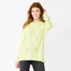 Women's Sonoma Goods For Life® Diamond Stitch Pullover Sweater -Sonoma Goods For Life 5579763 Morning Green