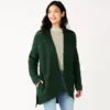 Women's Sonoma Goods For Life® Plush Cardigan -Sonoma Goods For Life 5597627 Pine Green