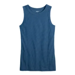 Women's Sonoma Goods For Life® Slim Fit High Neck Rib Tank -Sonoma Goods For Life 5651280 ALT5