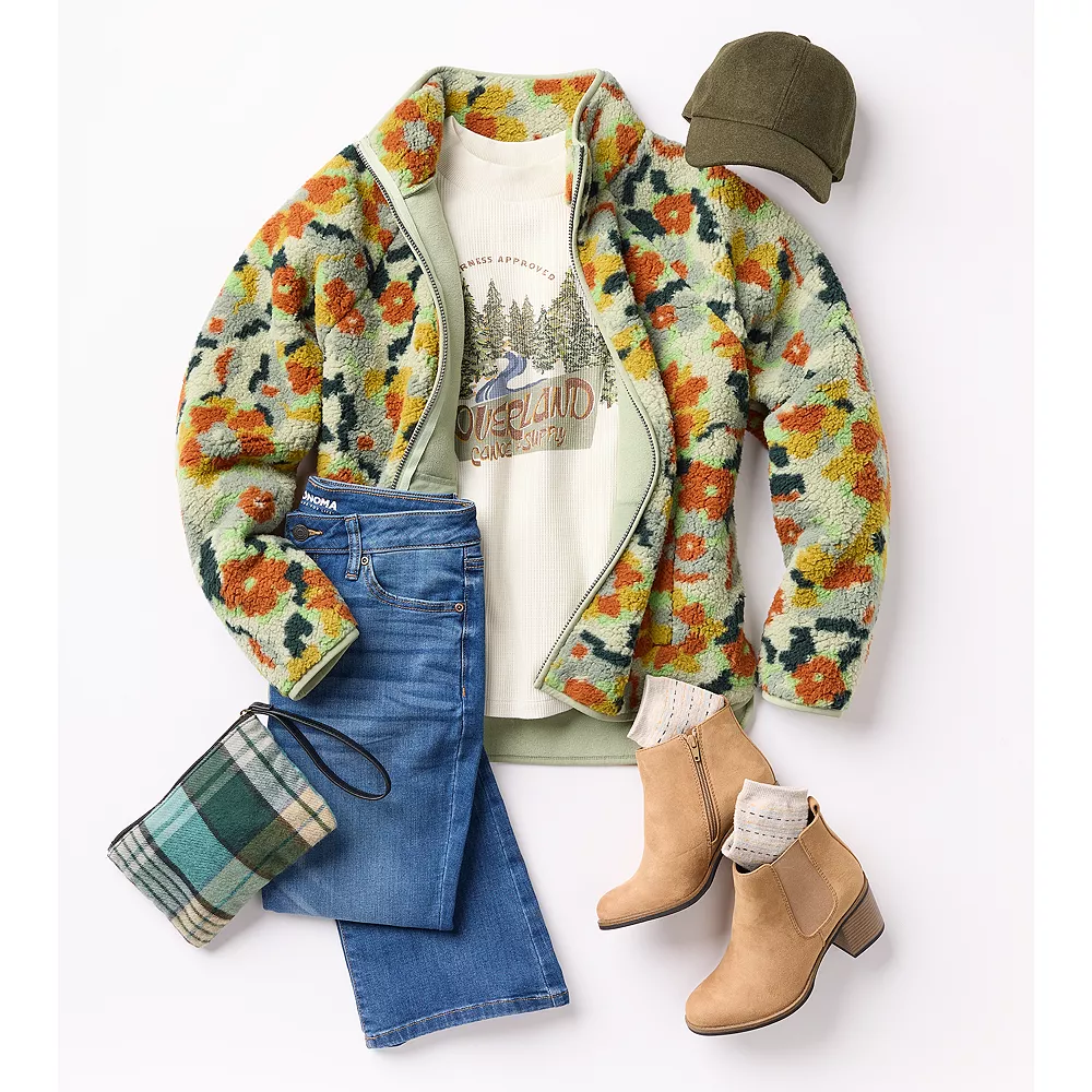 Women's Sonoma Goods For Life® Mockneck Waffle Top 5 Women's Sonoma Goods For Life® Mockneck Waffle Top - Image 3