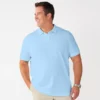 Big & Tall Sonoma Goods For Life® Pique Polo -Sonoma Goods For Life 5674882 Light Blue