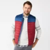 Men's Sonoma Goods For Life® Puffy Vest -Sonoma Goods For Life 5693516 Red Blue Combo
