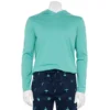 Men's Sonoma Goods For Life® Hooded Top & Pants Pajama Set -Sonoma Goods For Life 5718979 Blue Mushrooms