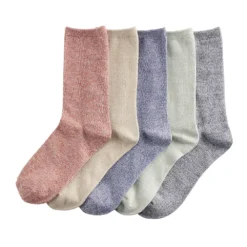 Sonoma Goods For Life® 5 Pack Marl Crew Socks -Sonoma Goods For Life 5743826 ALT