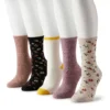 Sonoma Goods For Life® 5 Pack Floral Crew Socks -Sonoma Goods For Life 5743834