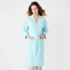 Women's Sonoma Goods For Life® Cloud Knit 3/4 Sleeve Robe -Sonoma Goods For Life 5780935 Aqua