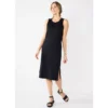 Women's Sonoma Goods For Life® Henley Knit Midi Dress -Sonoma Goods For Life 5815267 Black