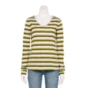Women's Sonoma Goods For Life® Everyday Adaptive & Easy Dressing V-Neck Long Sleeve Top -Sonoma Goods For Life 5816145 Green Purple Stripe