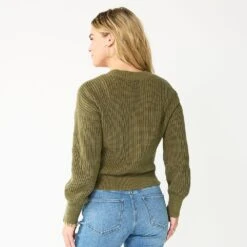 Women's Sonoma Goods For Life® Button-Front Cardigan -Sonoma Goods For Life 5904013 ALT