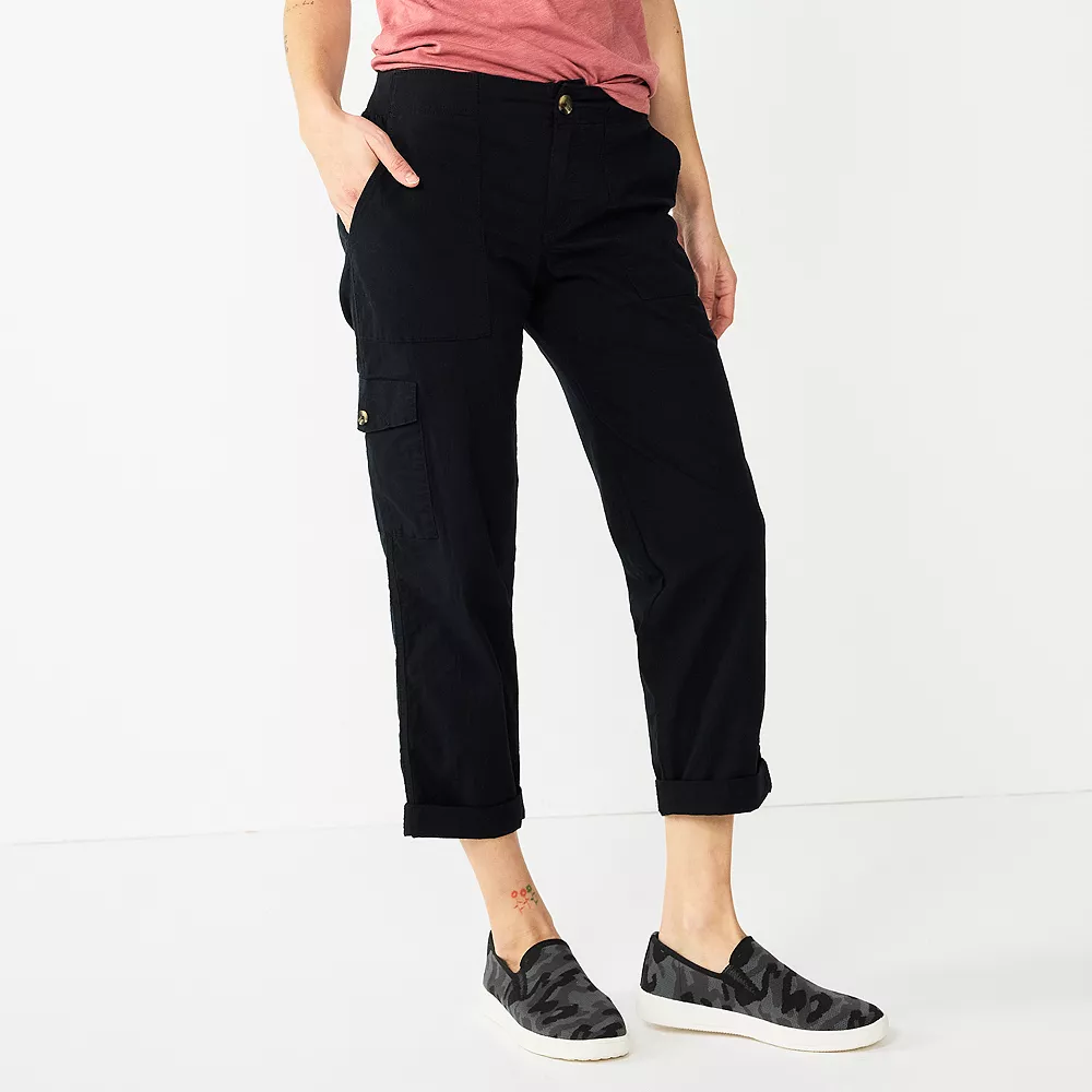 Petite Sonoma Goods For Life® Cargo Utility Capri Pants 3 Petite Sonoma Goods For Life® Cargo Utility Capri Pants