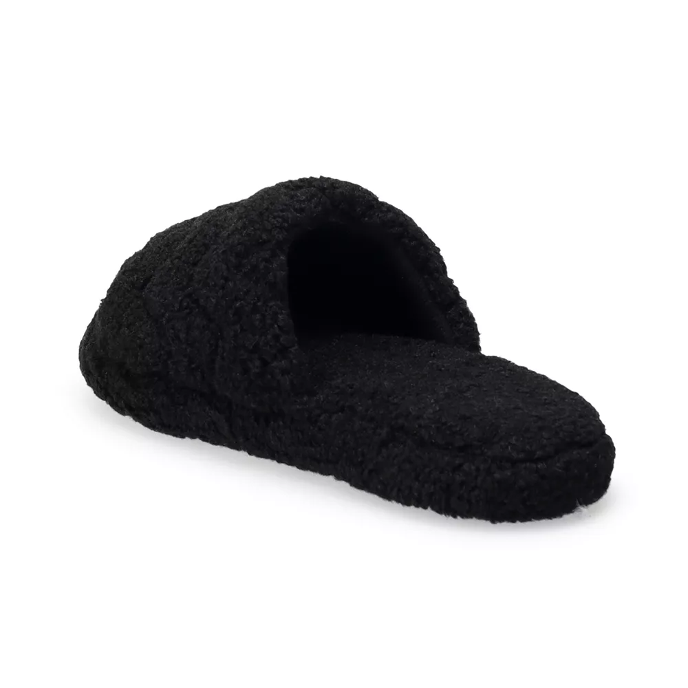 Women's Sonoma Goods For Life® Plush Sherpa Slide Slippers 5 Women's Sonoma Goods For Life® Plush Sherpa Slide Slippers - Image 3