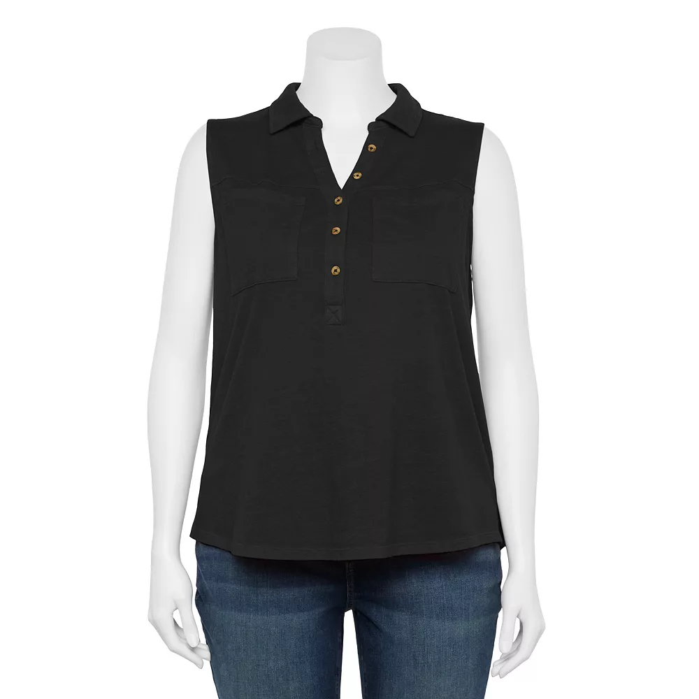 Plus Size Sonoma Goods For Life® Utility Tank 3 Plus Size Sonoma Goods For Life® Utility Tank