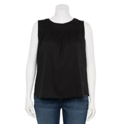 Plus Size Sonoma Goods For Life® Yoke Front Tank