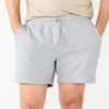 Men's Sonoma Goods For Life® 5" Everyday Pull-On Knit Shorts -Sonoma Goods For Life 5954946 Medium Heather Gray