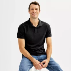 Men's Sonoma Goods For Life® Adaptive & Easy Dressing Pique Polo