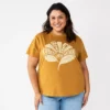 Plus Size Sonoma Goods For Life® Relaxed Graphic Tee -Sonoma Goods For Life 5988101 Gold Kindness