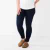 Maternity Sonoma Goods For Life® Over-the-Belly Clean-Hem Jeggings -Sonoma Goods For Life 6120538 Dark Indigo