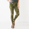 Women's Sonoma Goods For Life® Midrise Leggings -Sonoma Goods For Life 6120748 Olive Water Wash